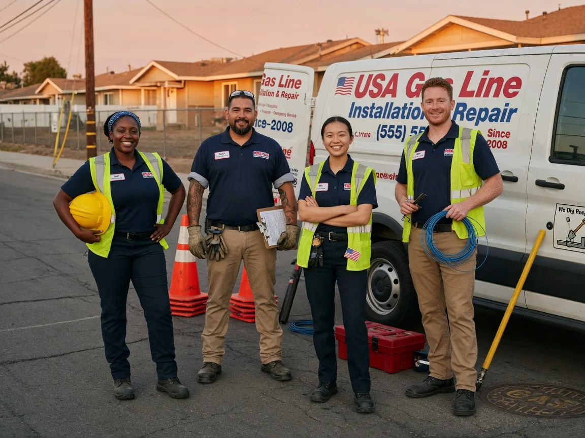 Gas Line Installation company in Luverne, ND